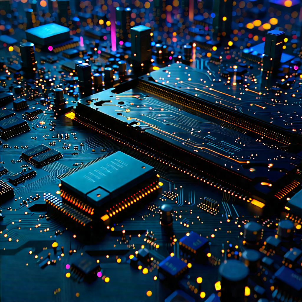 Close-up of memory module