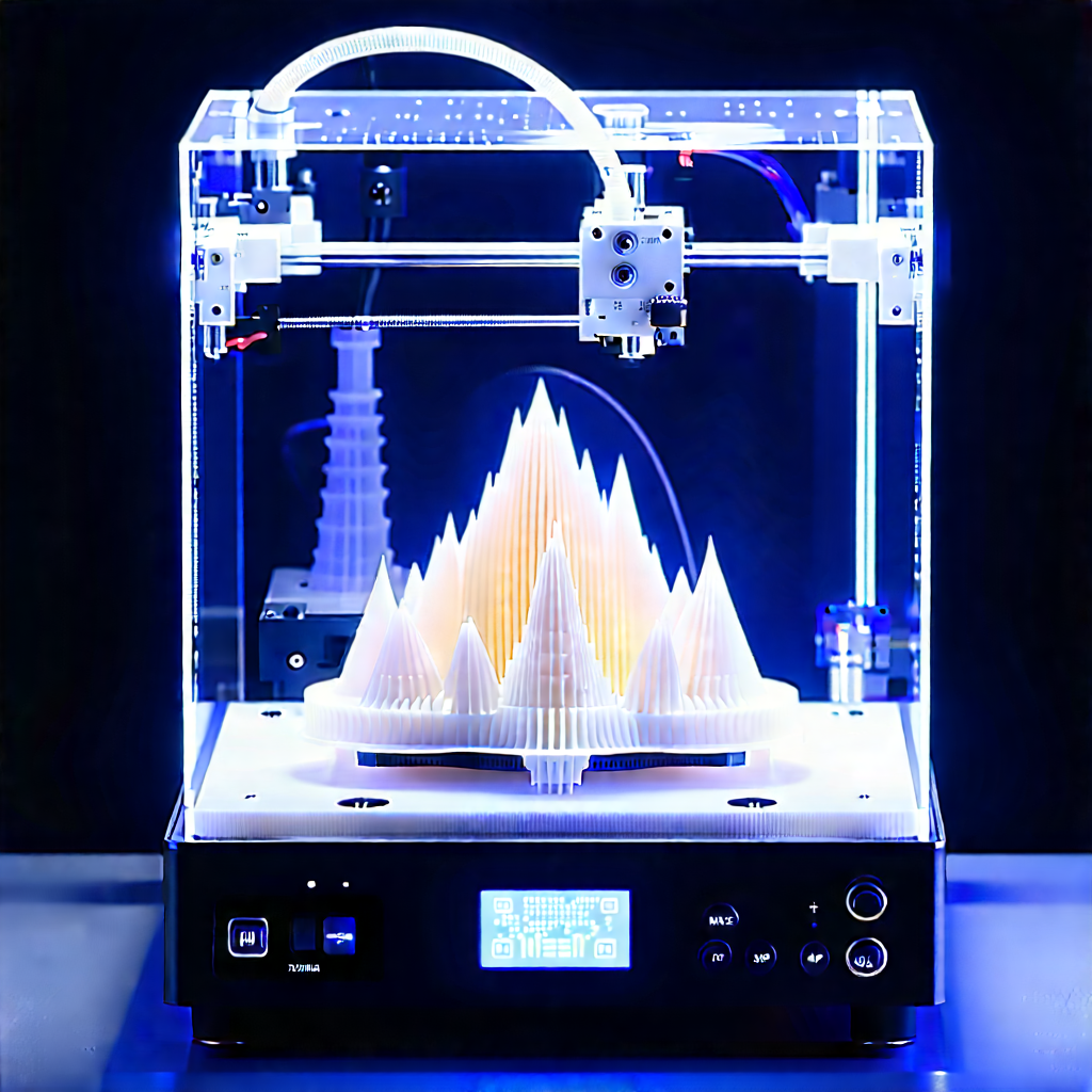 3d printer with holographic projection