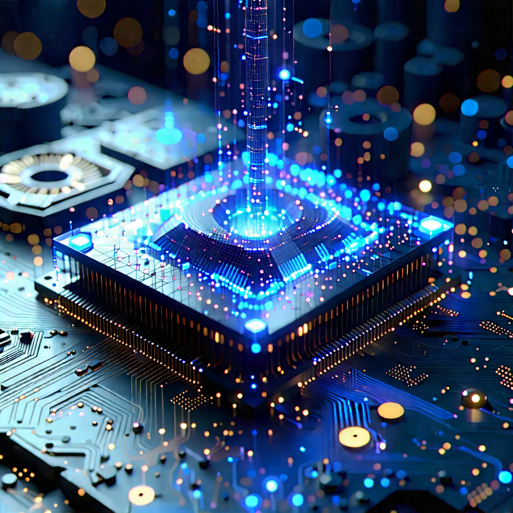 Quantum computer with digital particles