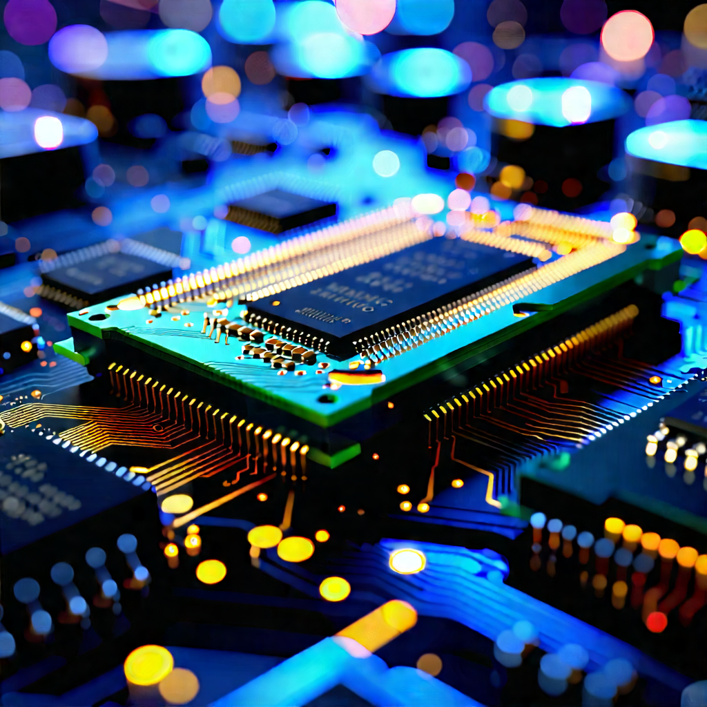 Close-up of memory module