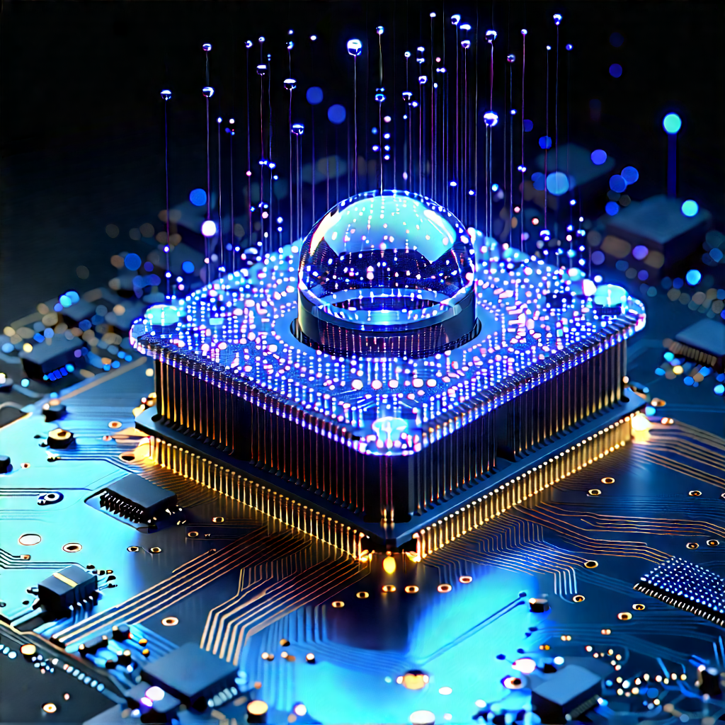 Quantum computer with data streams