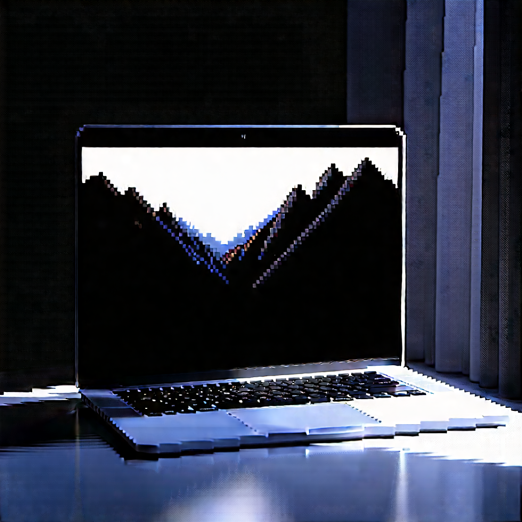 Laptop With Streaming Content With Laptop Computer
