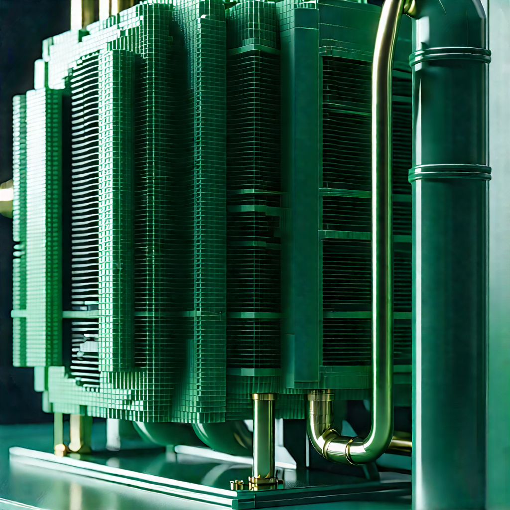 Close-up of cooling system