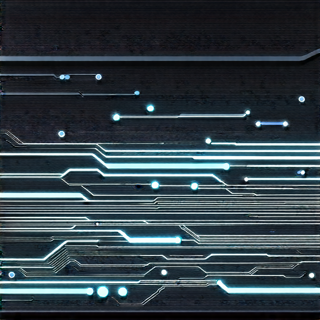 Close-up of electronic circuit