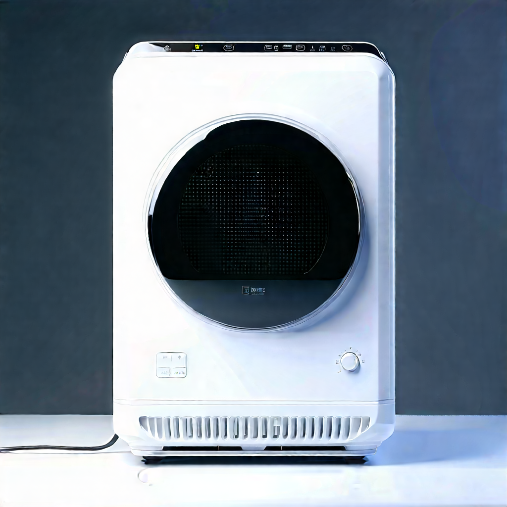 Innovative Smart Appliance Design With White, Round,