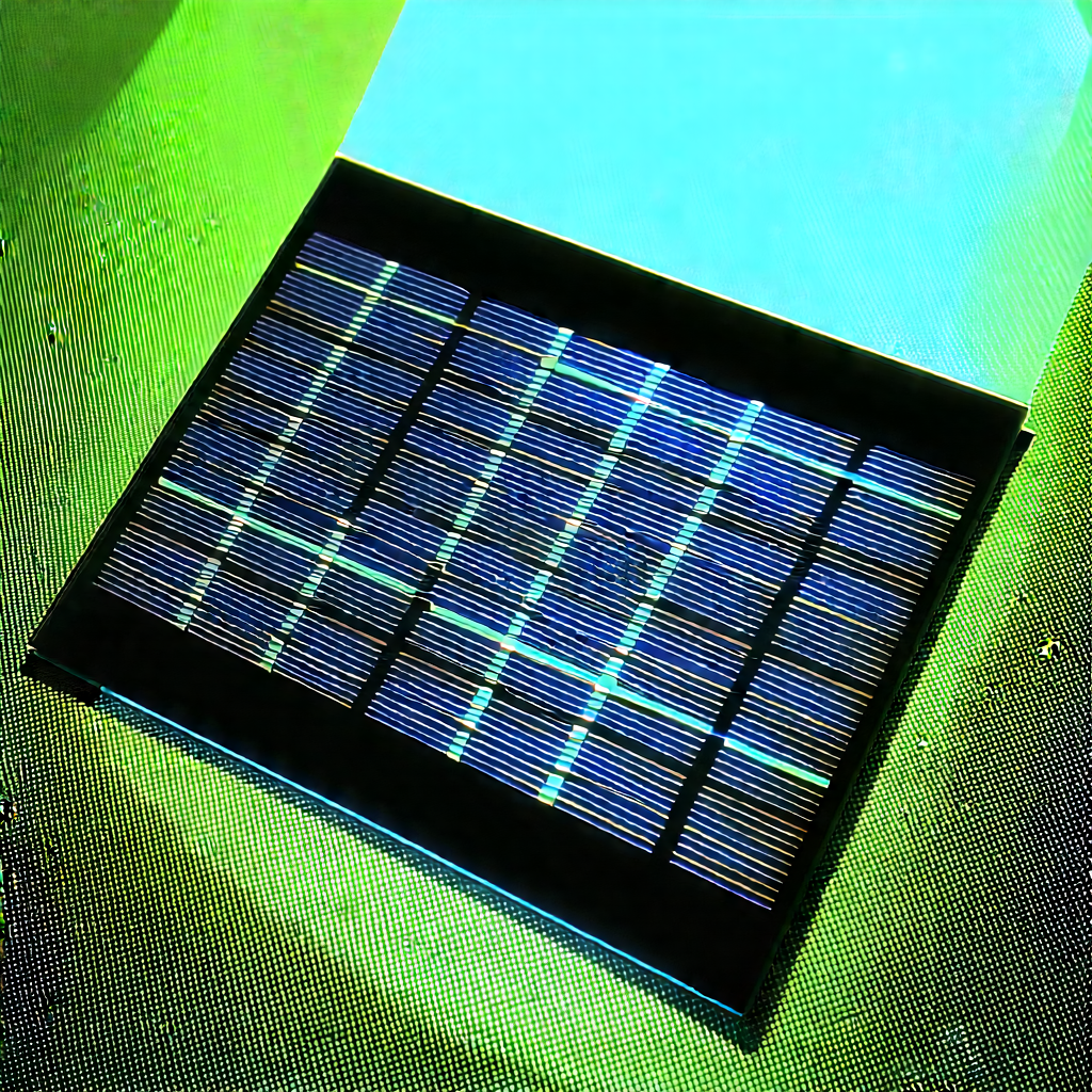 Solar panel with holographic projection