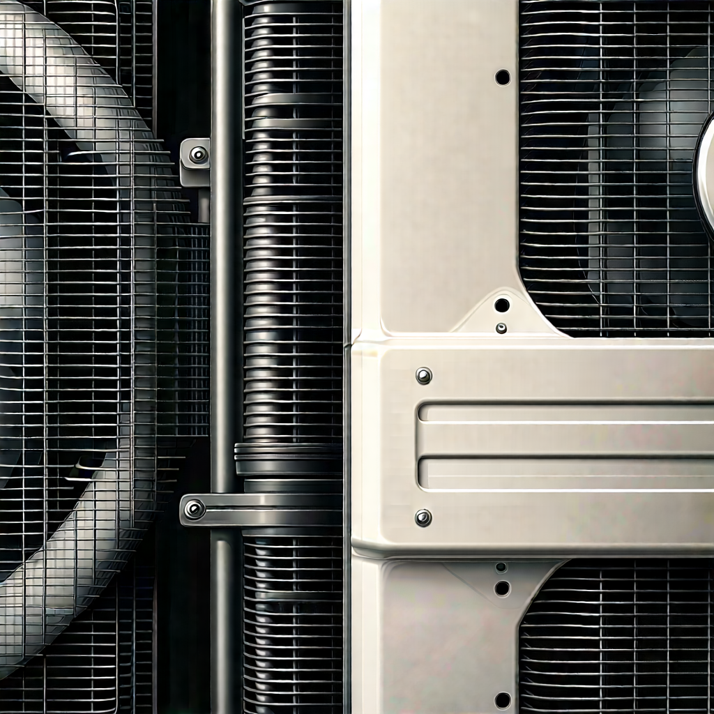 Close-up of cooling system