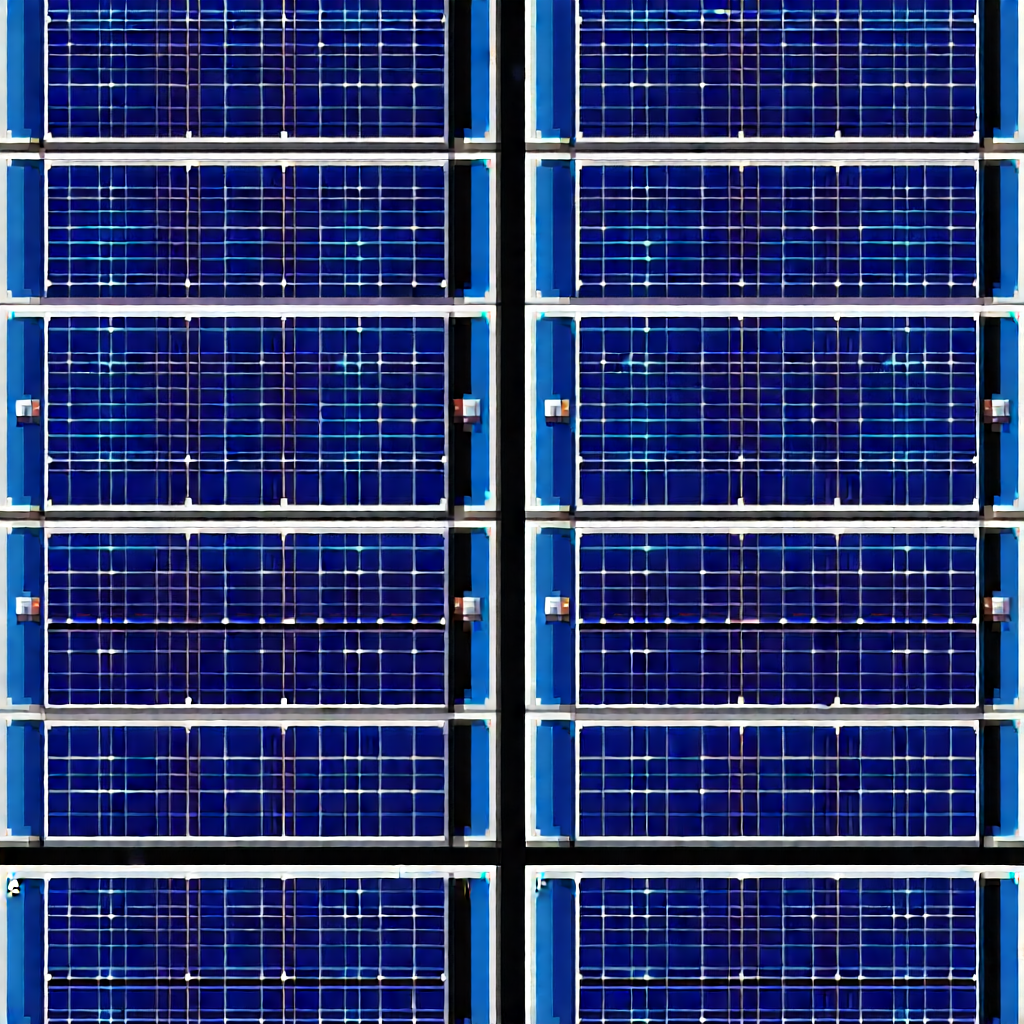 Solar panel with data streams