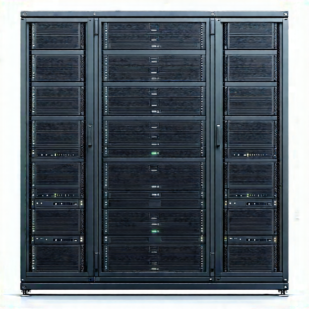 Server rack with laser scanning