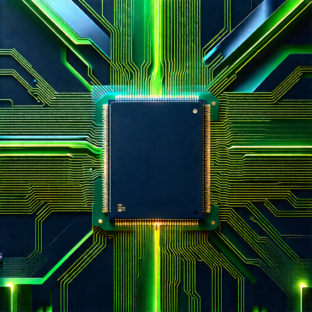 Close-up of memory module
