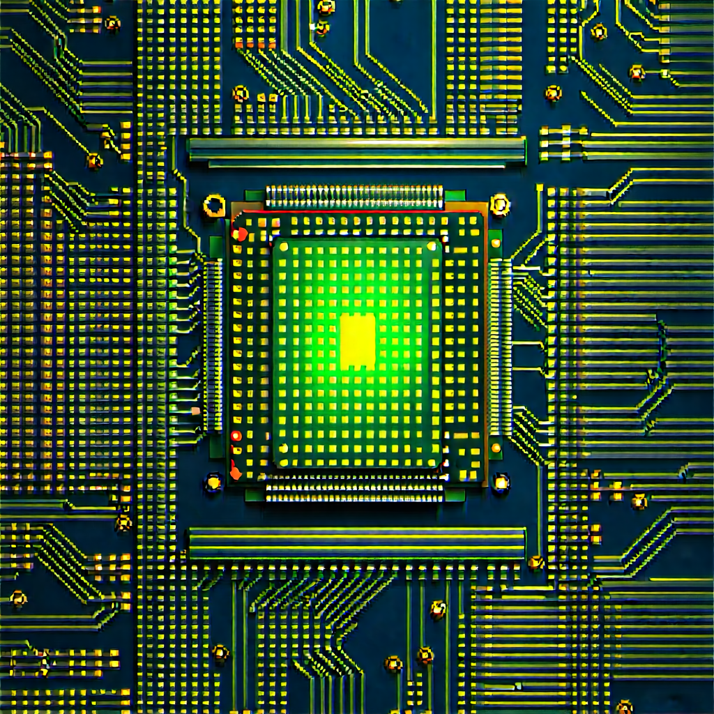 Close-up of sensor array