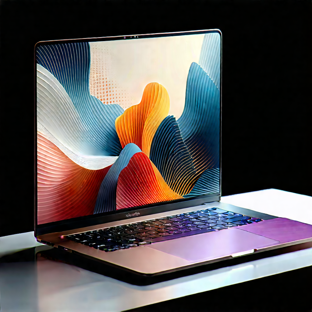 Laptop With Streaming Content With Laptop Computer