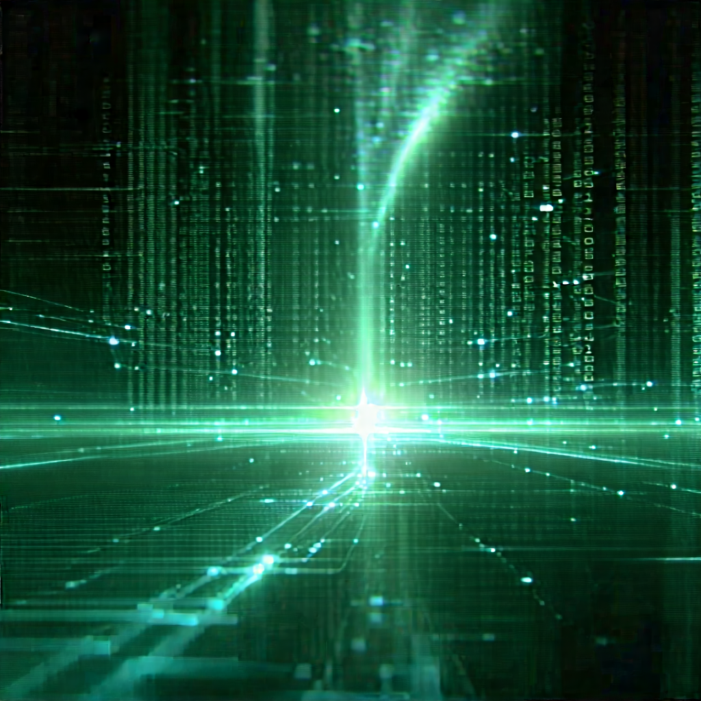 Quantum computer with data streams