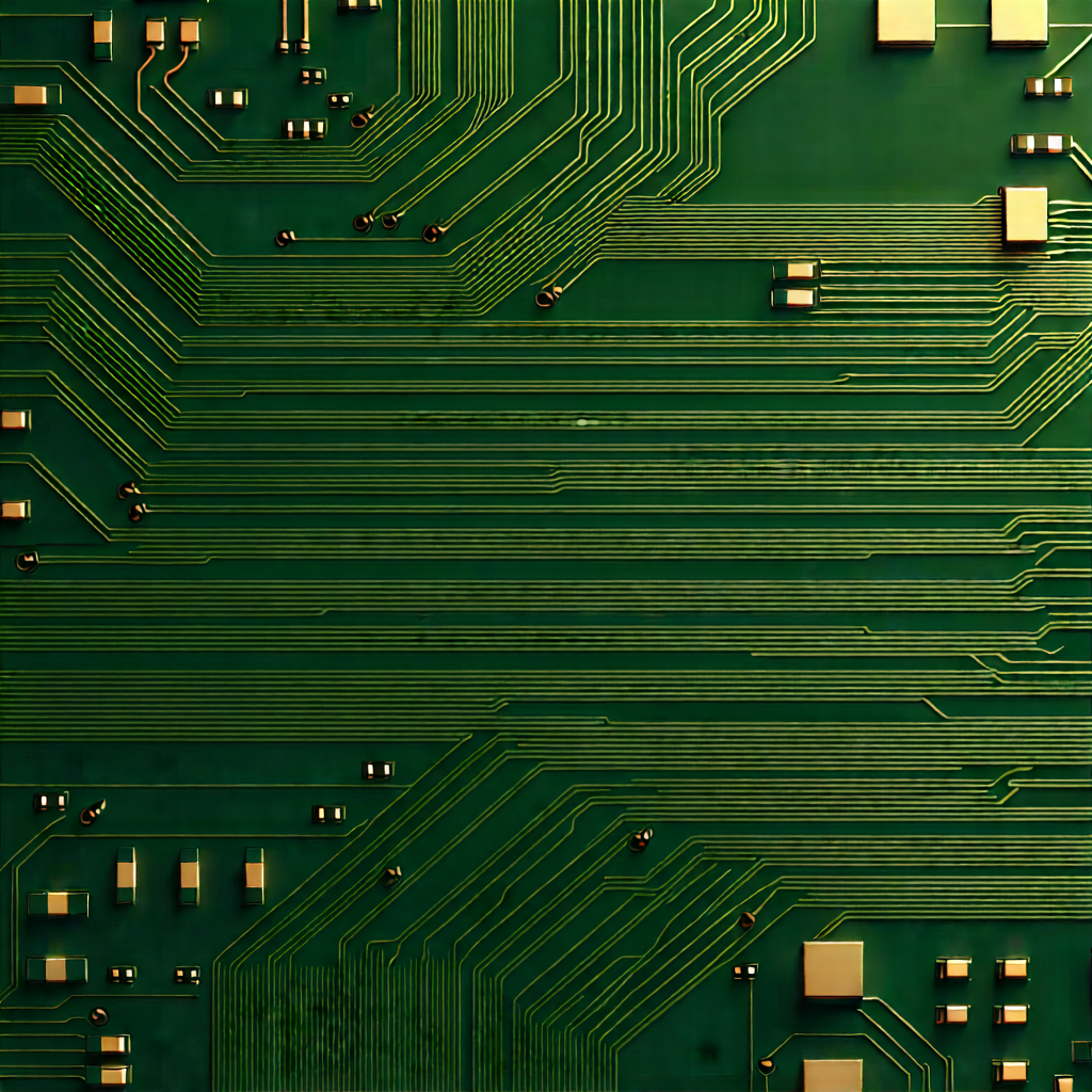 Close-up of electronic circuit