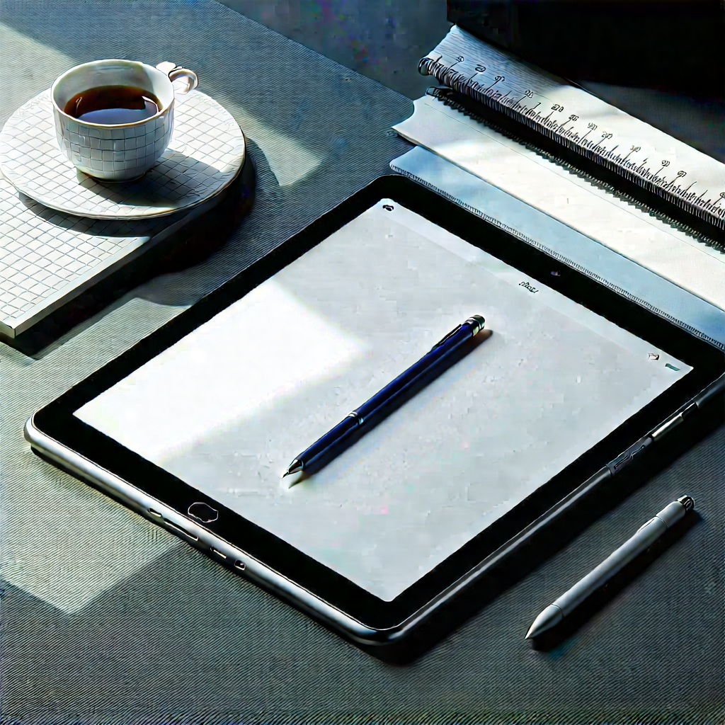Tablet with user interface