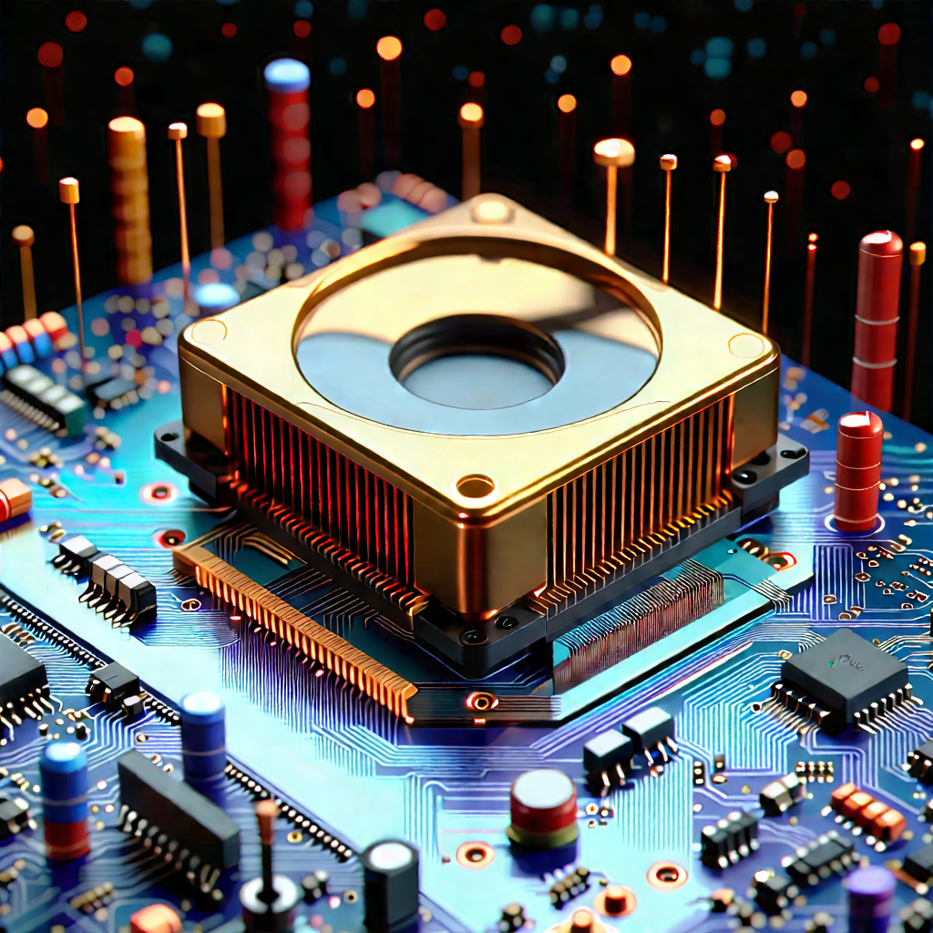Close-up of electronic circuit