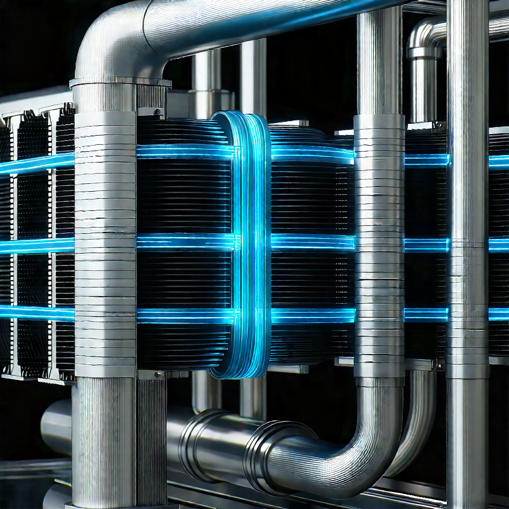 Close-up of cooling system