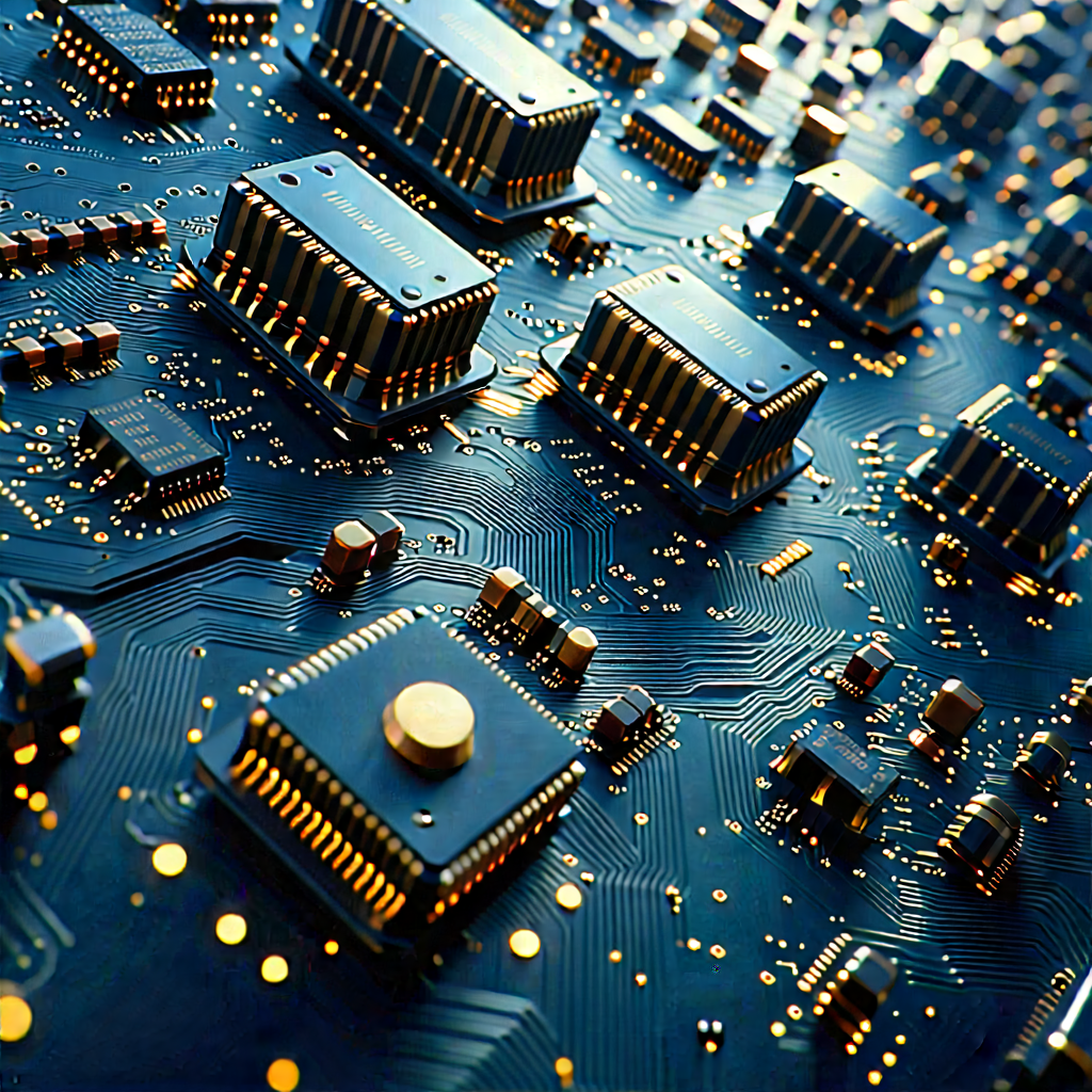 Close-up of sensor array