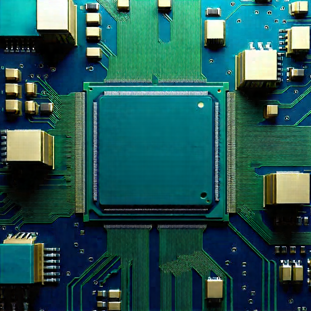 Close-up of microprocessor