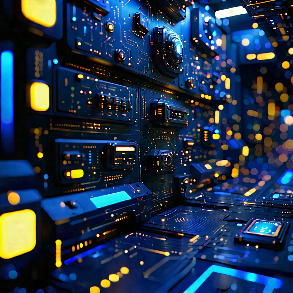 Close-up Of Sensor Array With Image, There