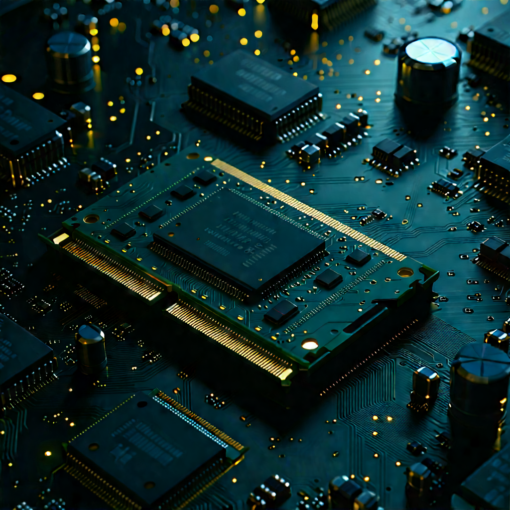 Close-up of memory module