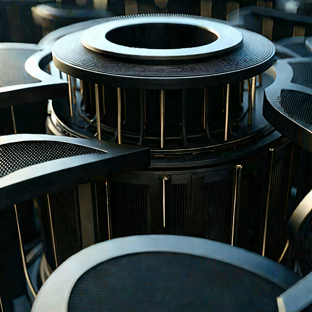 Close-up of cooling system