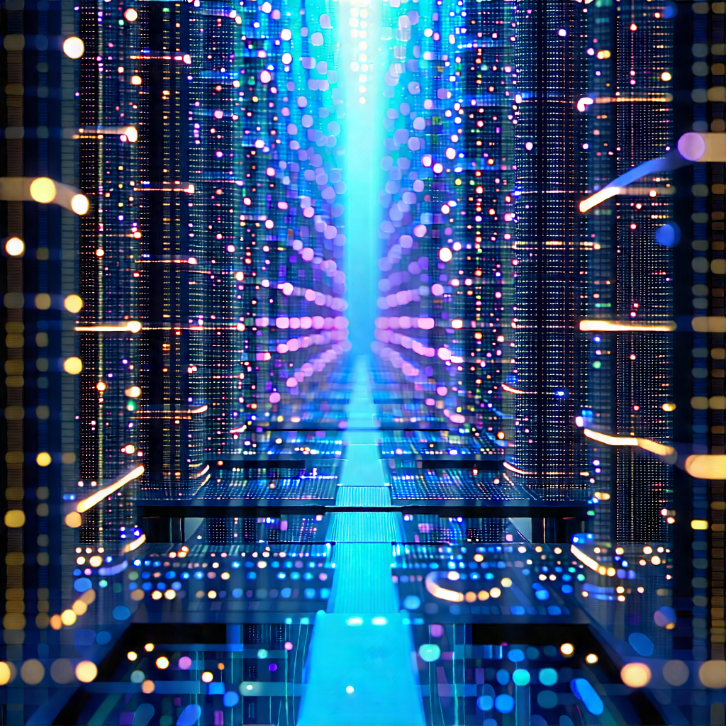 Close-up of sensor array
