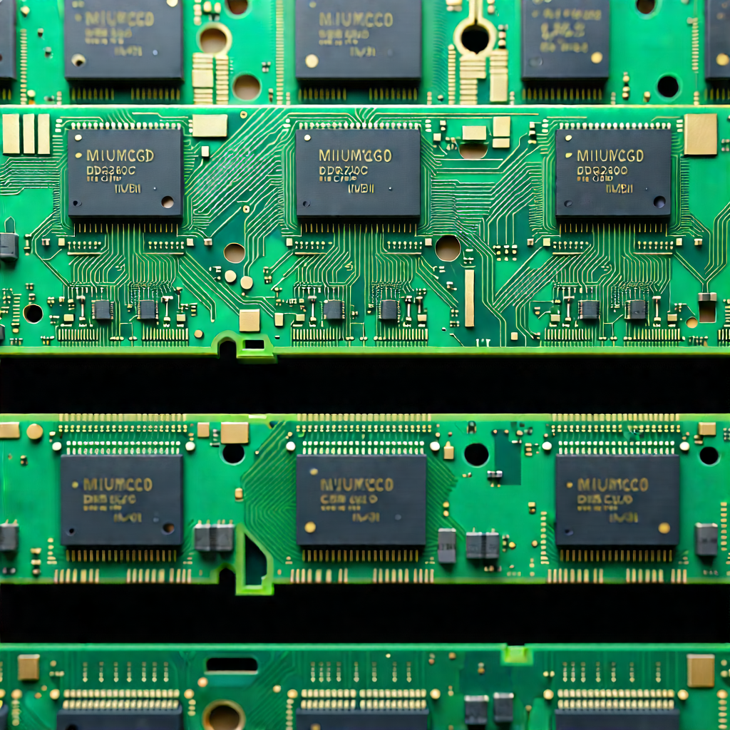 Close-up of memory module