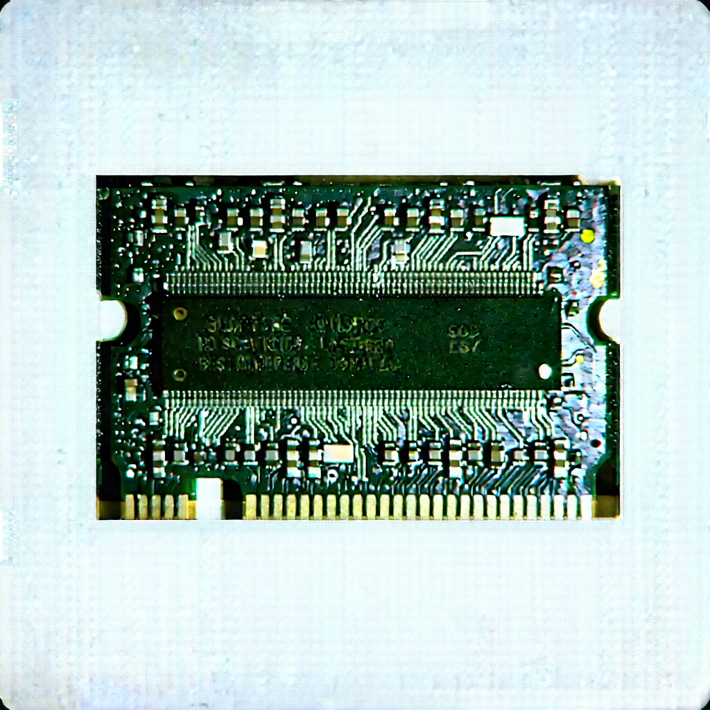 Close-up of memory module
