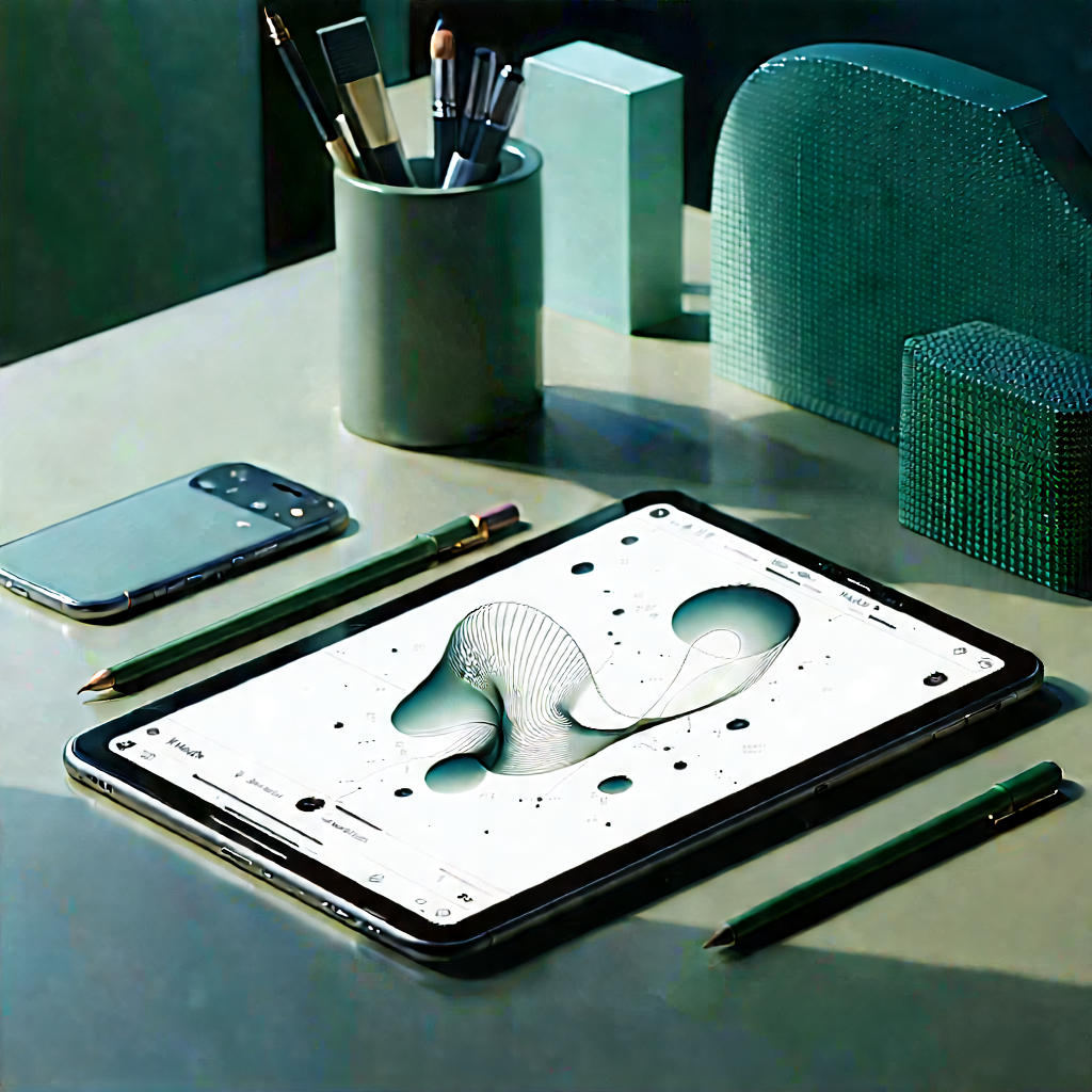 Tablet With User Interface With Table Cell
