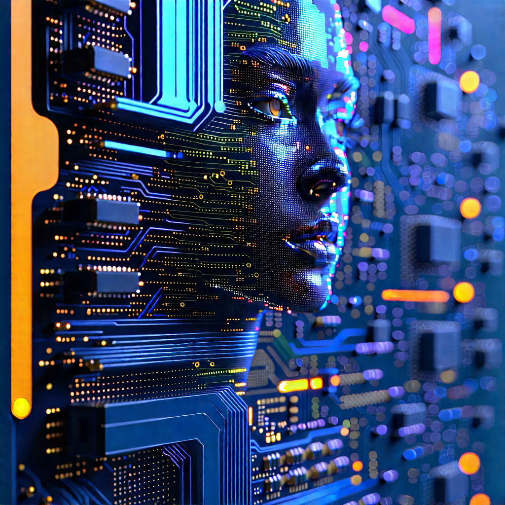 Close-up of memory module