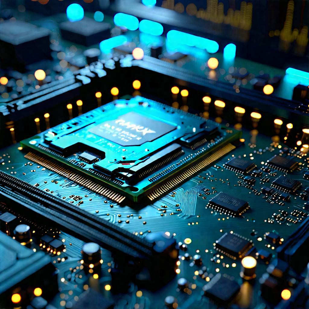 Close-up of memory module