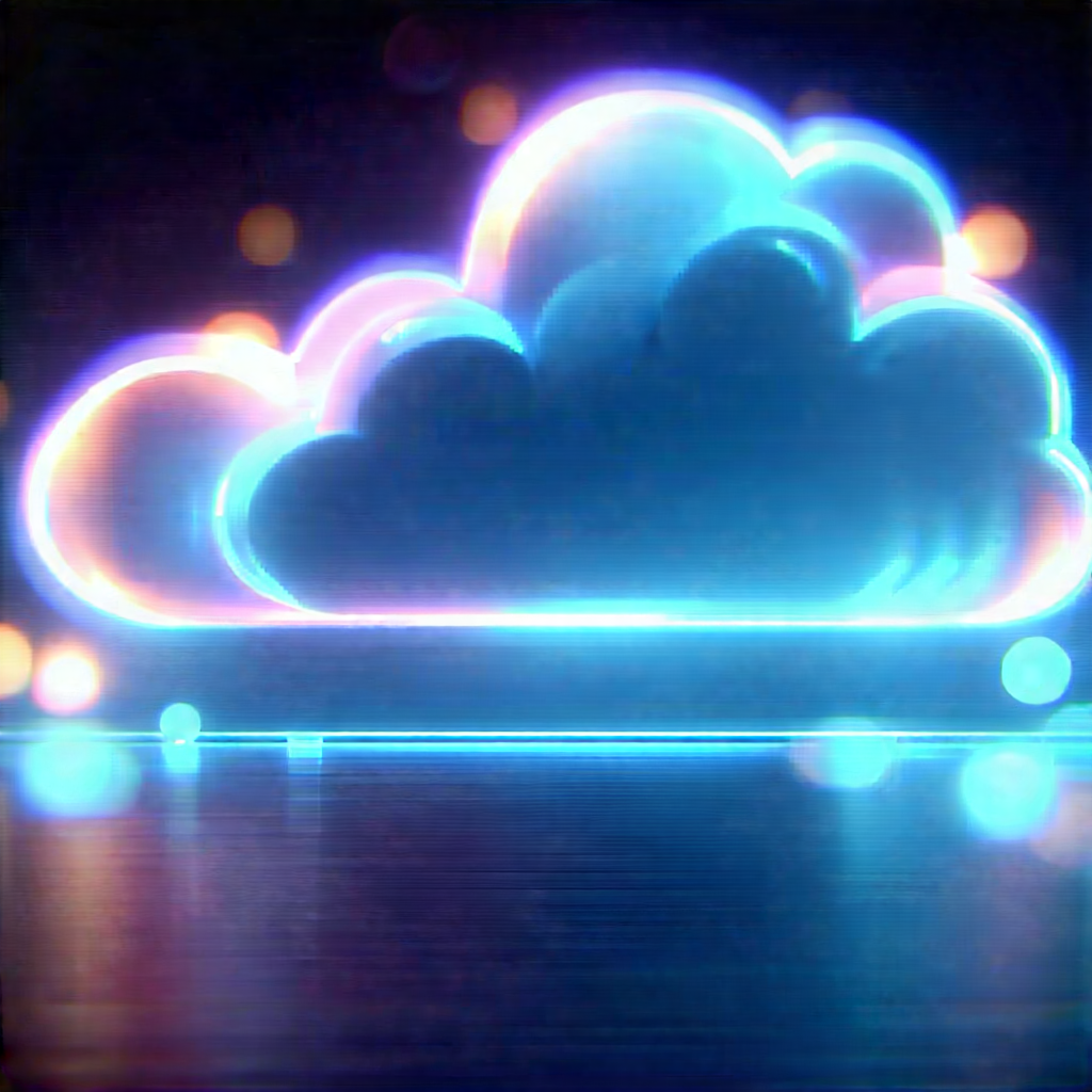 Cloud Computing Visualization With Large, Colorful