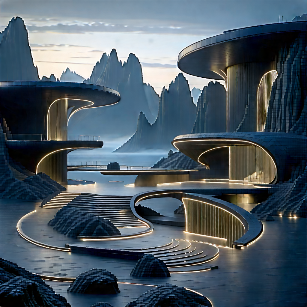 Innovative Communication Tool (design:1.48) With Futuristic Cityscape