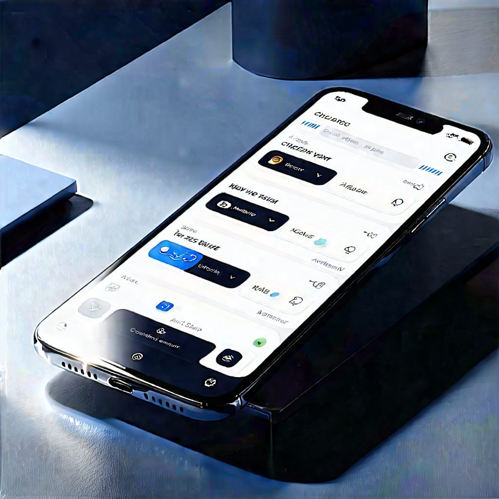 Smartphone with user interface