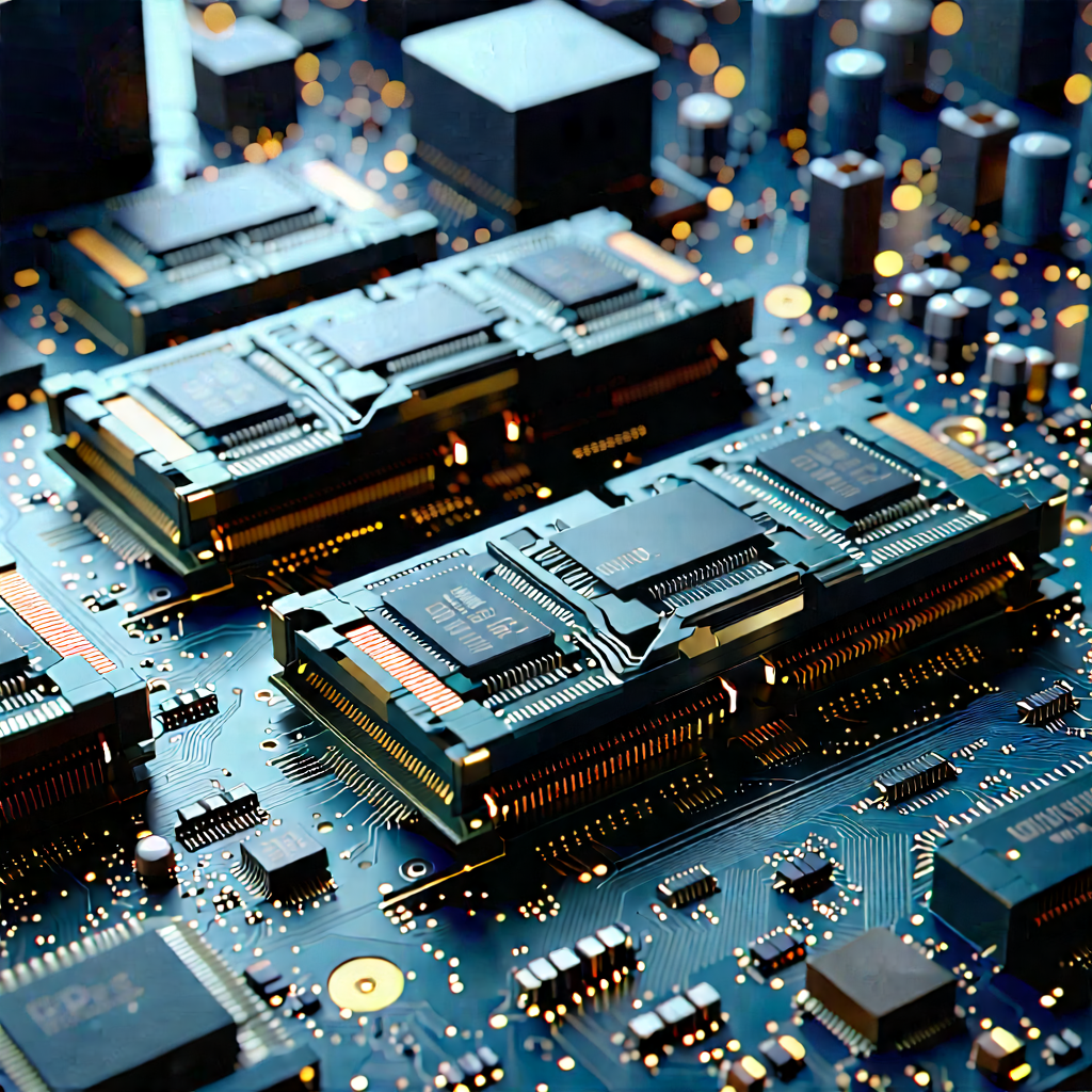 Close-up of memory module