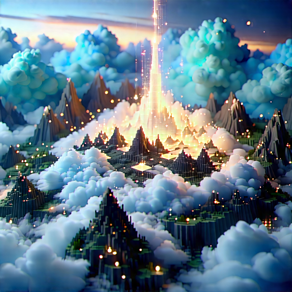 Cloud Computing Visualization With Image, There