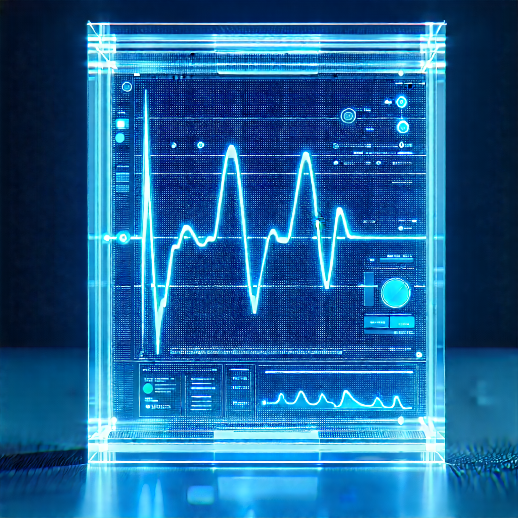 Healthcare Technology In Research Center With Blue Light