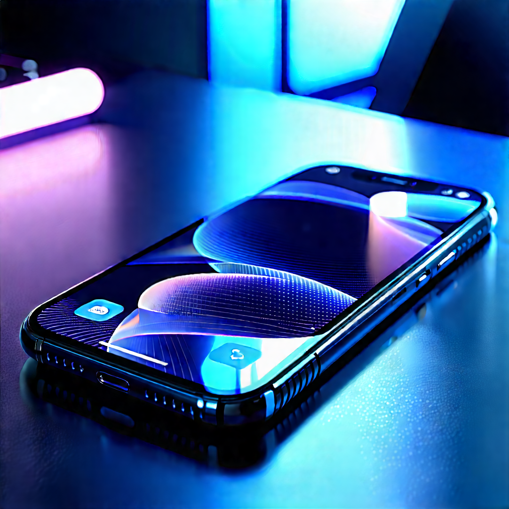 Smartphone With Holographic Display With Black Cell