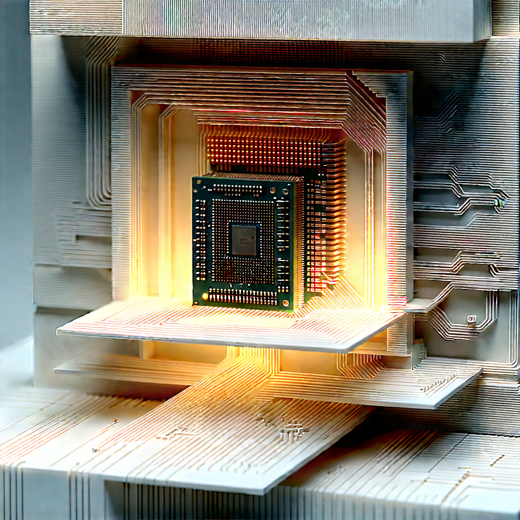 Microchip with laser scanning