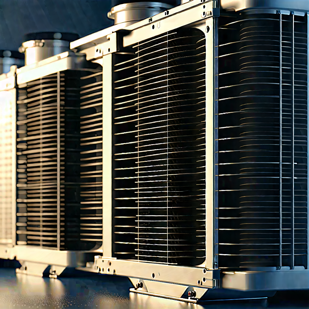 Close-up of cooling system