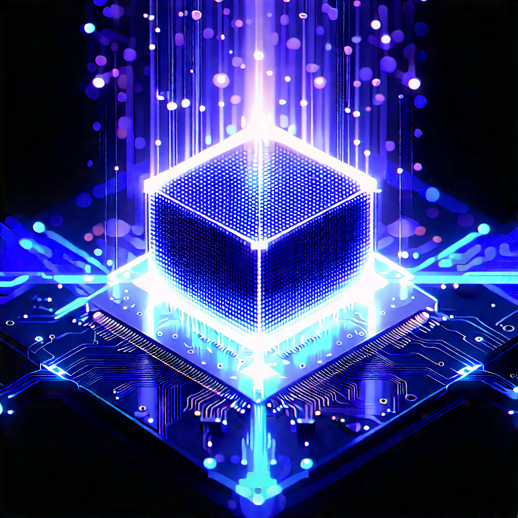 Quantum computer with holographic projection