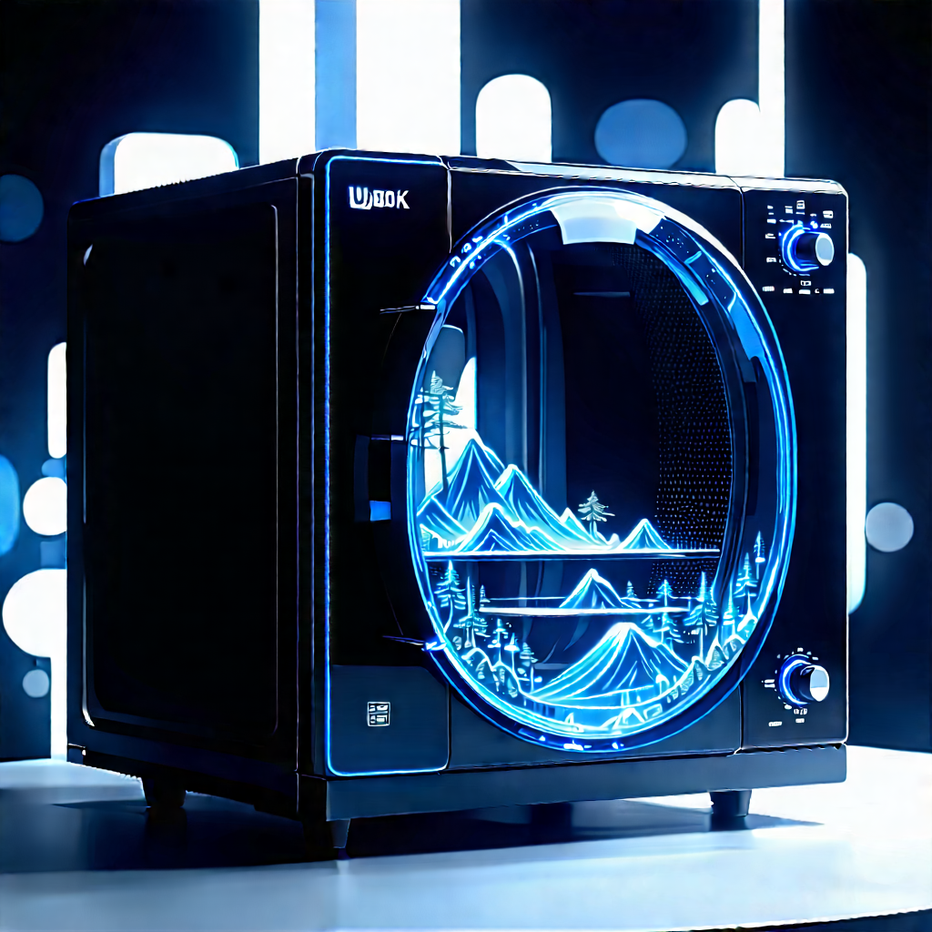 Innovative Smart Appliance Design With Black Blue