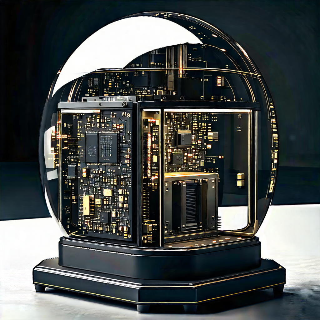 Quantum computer with laser scanning