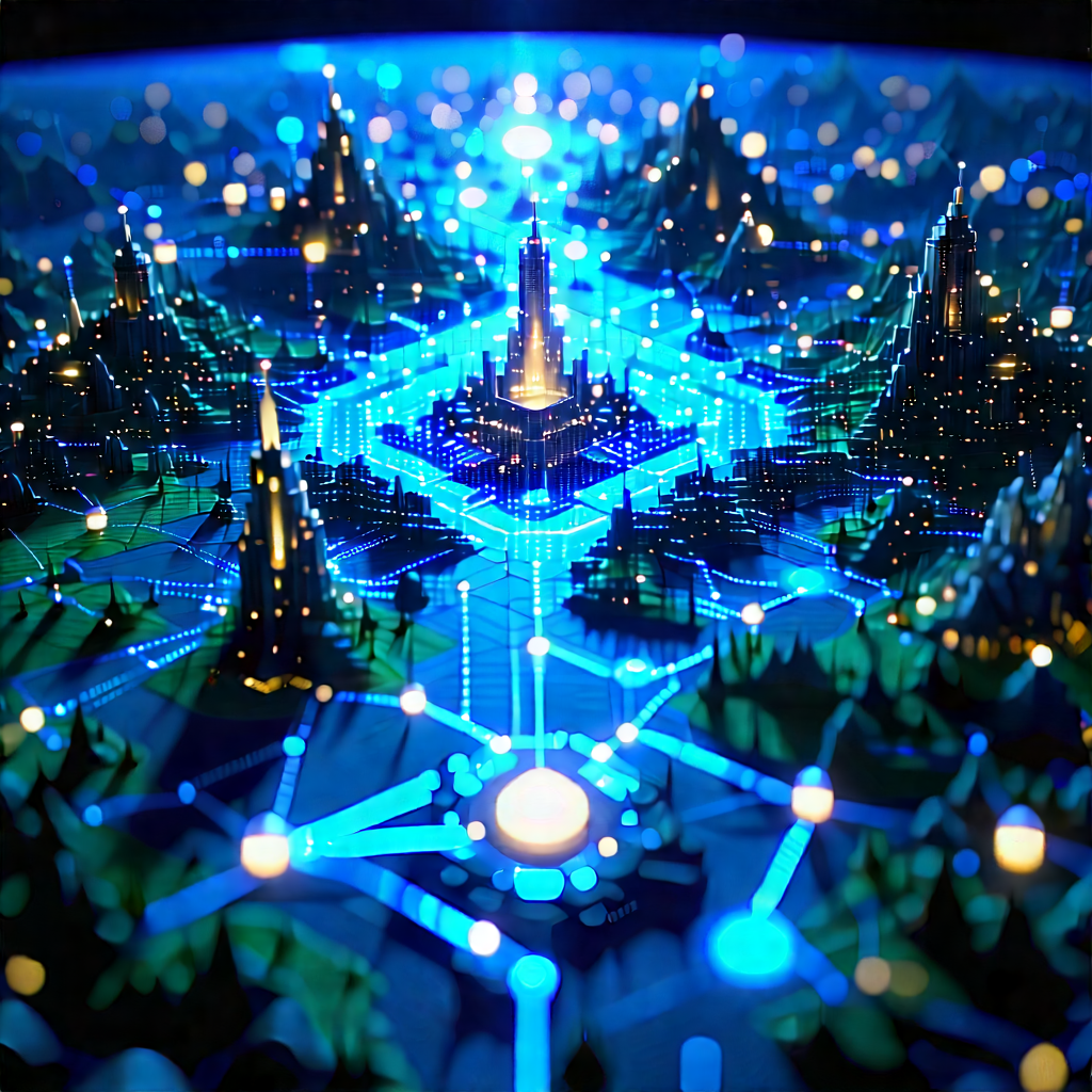 Blockchain network visualization