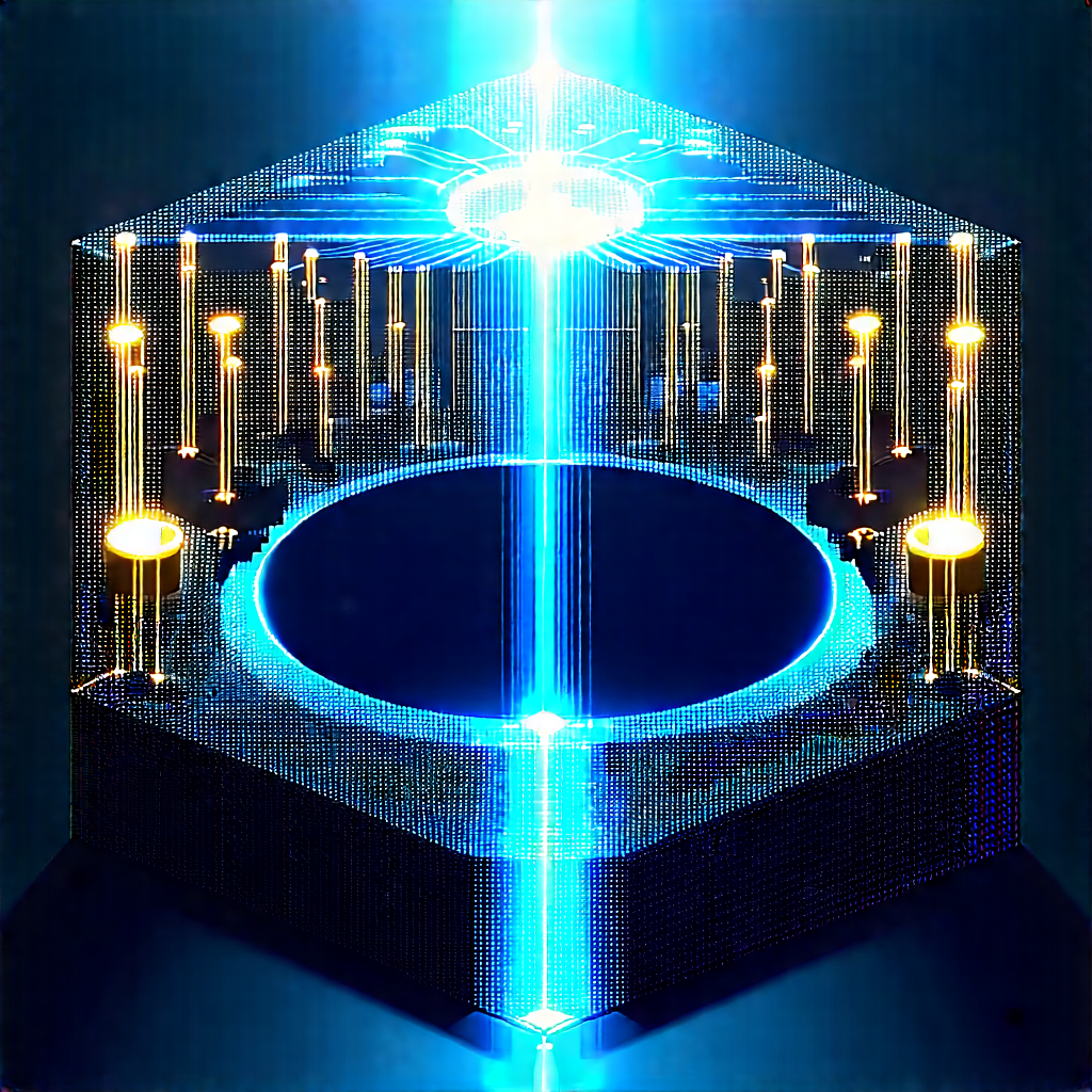 Big Data Visualization With Large, Blue,