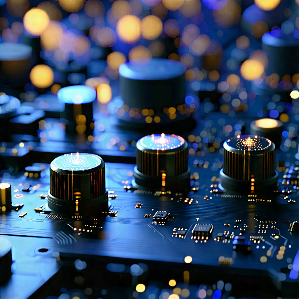 Close-up of sensor array