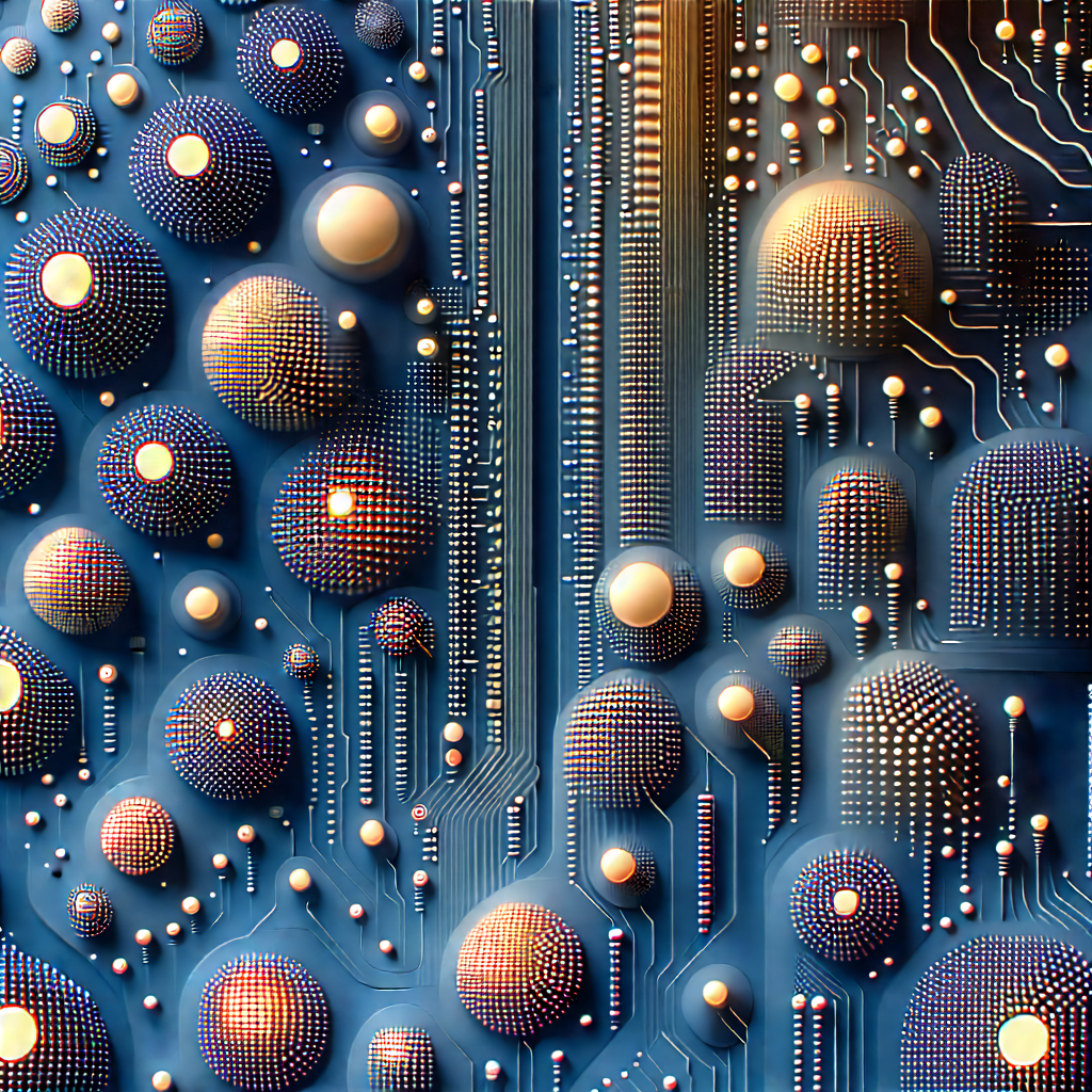 Close-up Of Sensor Array With Close-up Computer