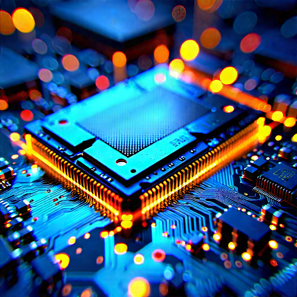 Close-up of memory module