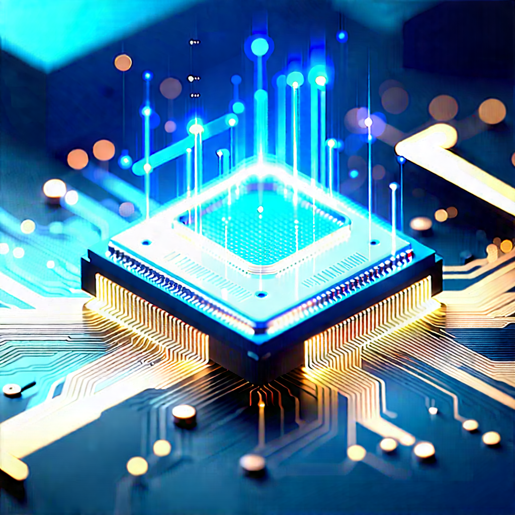 Microchip with data streams